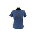 Ferrari Ladies Tweed Horse Tee Blue REDUCED