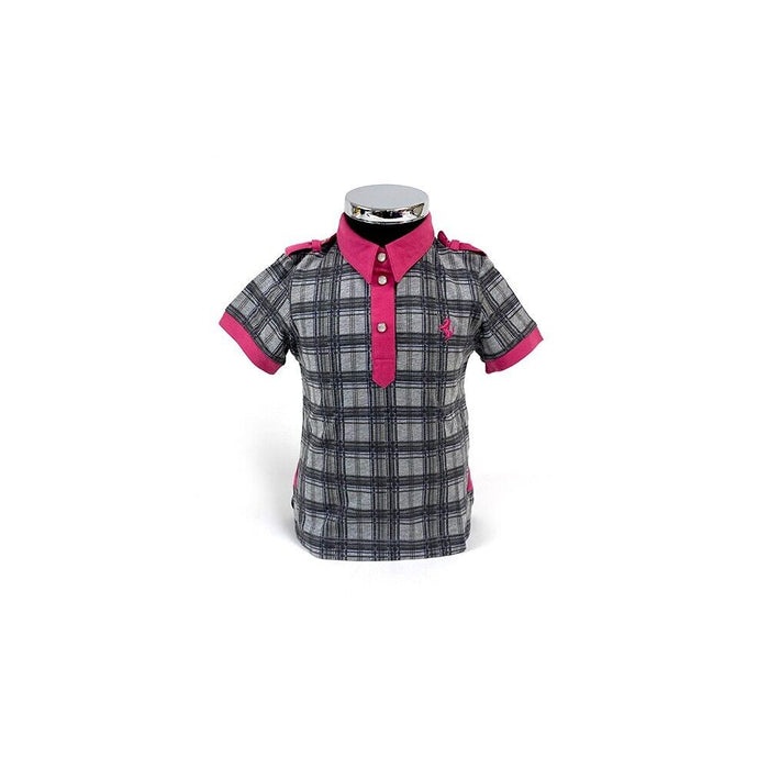 Ferrari Kids Tartan Horse Polo REDUCED