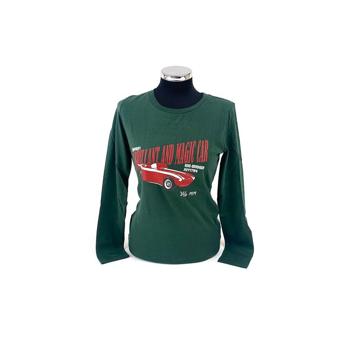 Ferrari Ladies L/S Magic Tee Green REDUCED