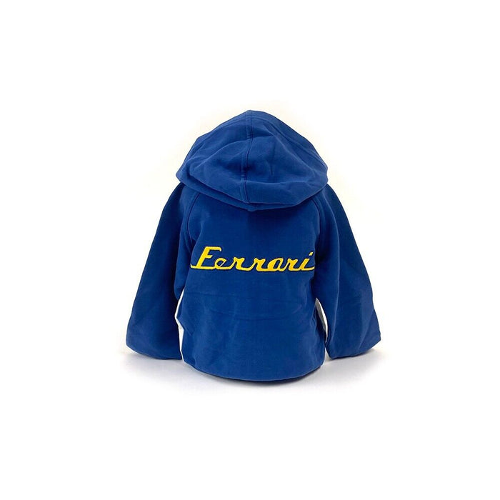 Ferrari Kids Hooded Sweatshirt Blue & White REDUCED